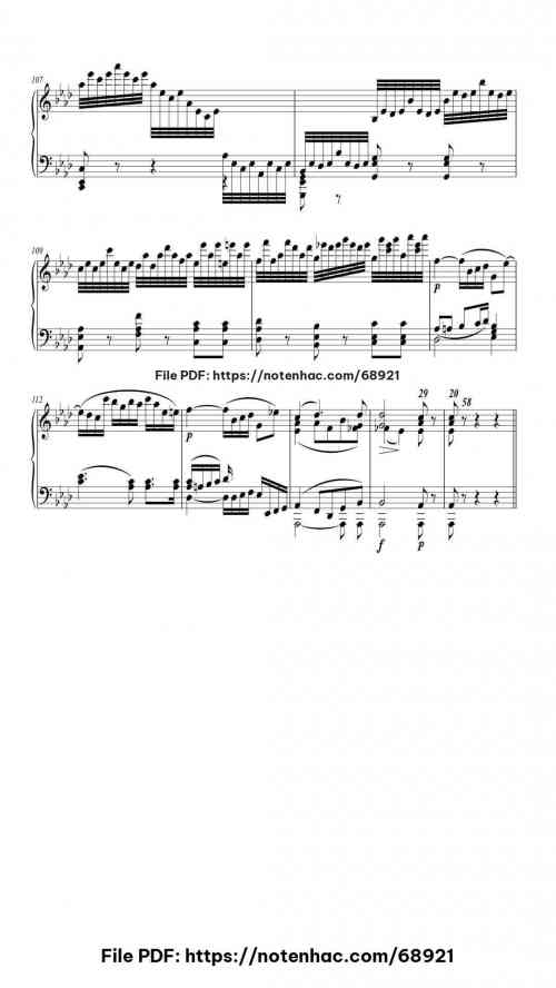 Sonata No. 31 in A-flat Major, Op. 110: I. Moderato cantabile molto espressivo piano sheet music free pdf