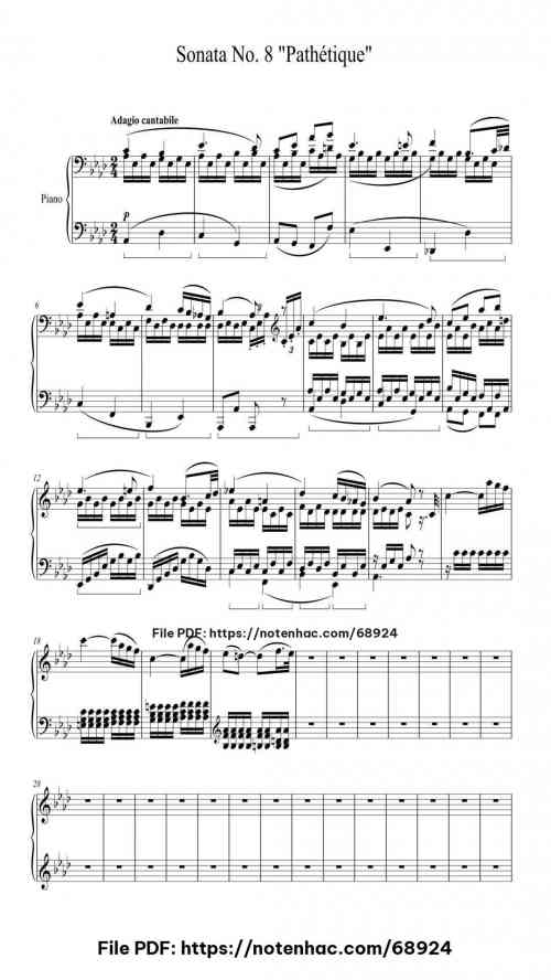 sonata no 8 pathetique