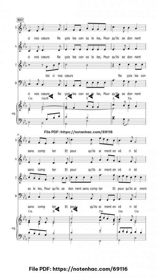 Source de tout amour piano sheet music free pdf