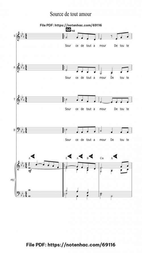 source de tout amour