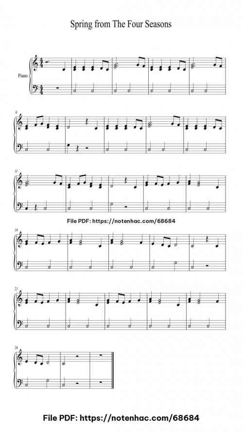 spring from the four seasons