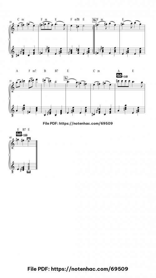 Study for G-clef piano solo based on "Deck the Halls" piano sheet music free pdf