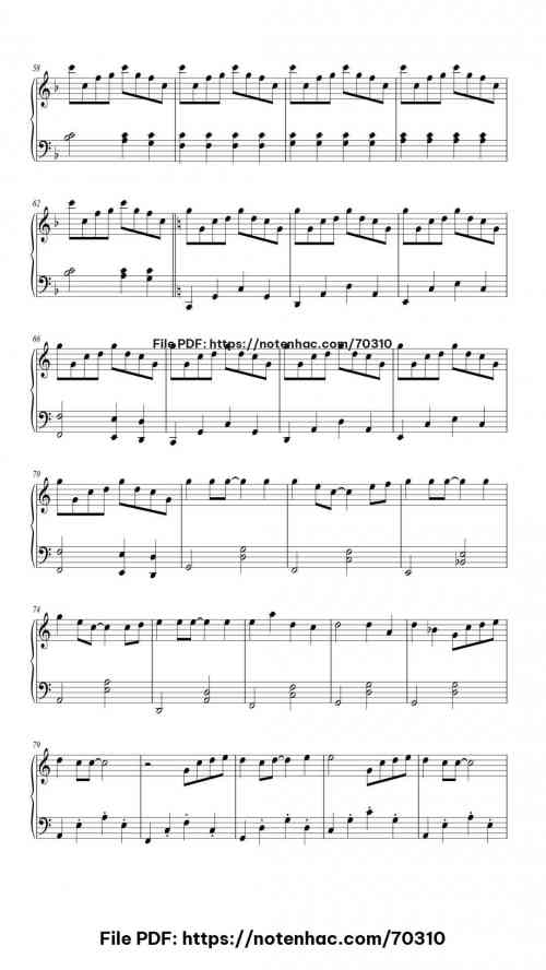 Summer piano sheet music free pdf