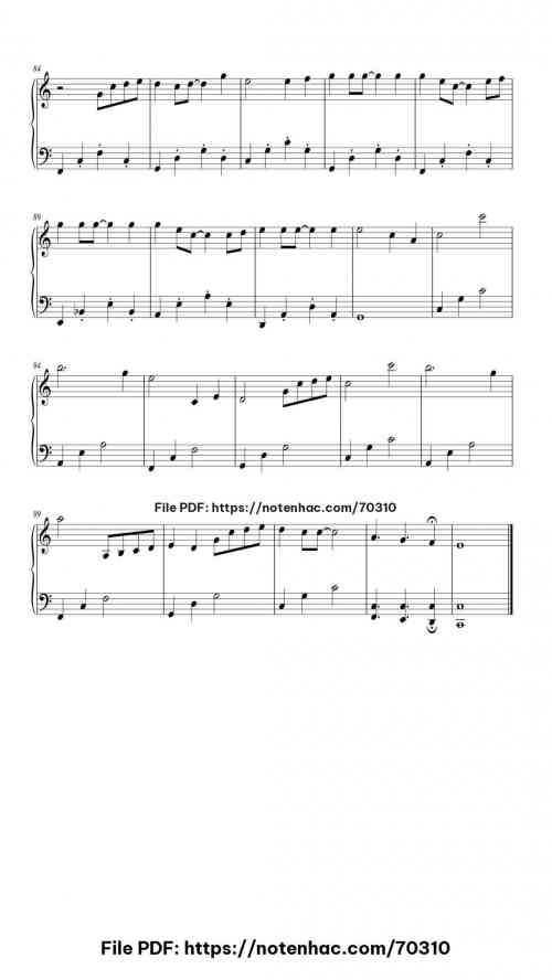 Summer piano sheet music free pdf