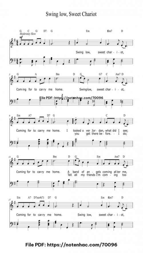 swing low sweet chariot