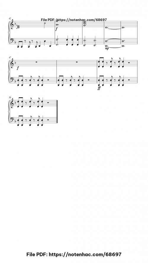 Terminator 2 Theme piano sheet music free pdf