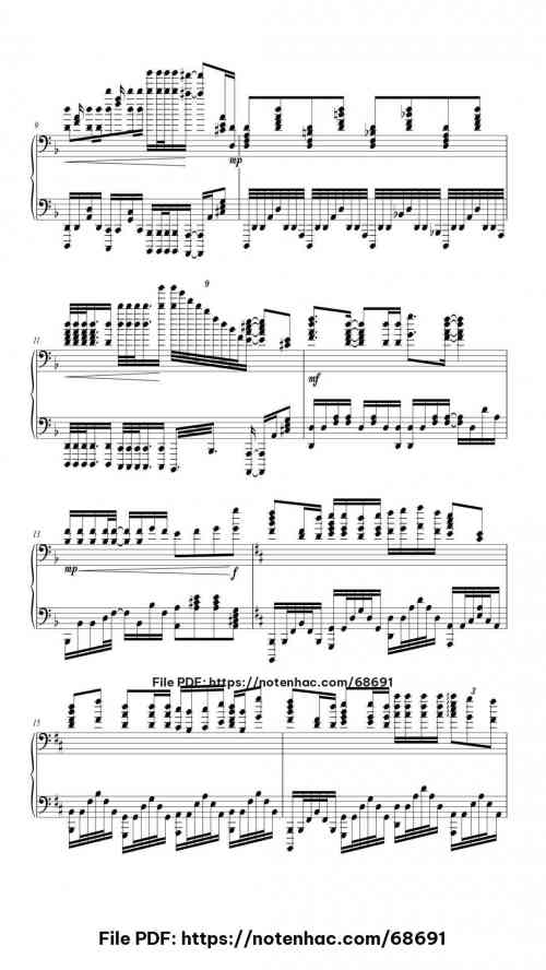 THE HERO !! by KANA-BOON Level Advanced 8 THE HERO !! piano sheet music free pdf