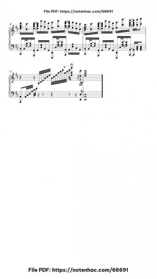 THE HERO !! by KANA-BOON Level Advanced 12 THE HERO !! piano sheet music free pdf