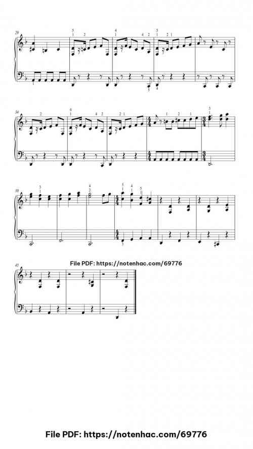 The Medallion Calls piano sheet music free pdf