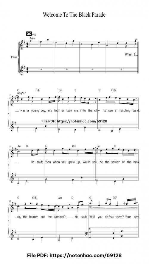 welcome to the black parade