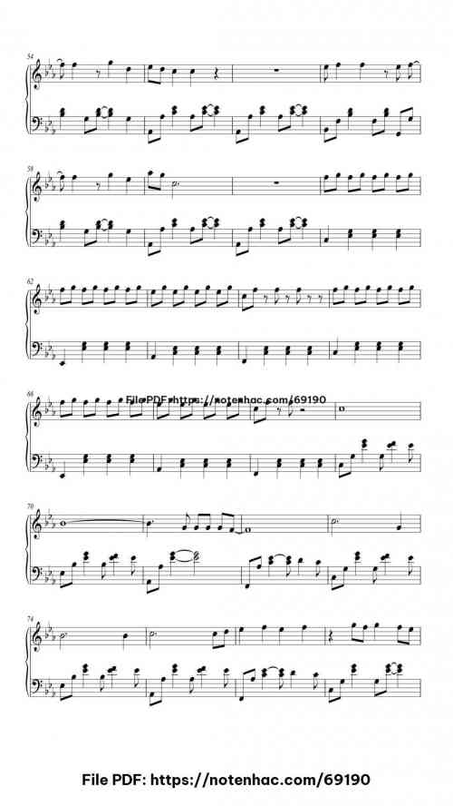 Where's My Love piano sheet music free pdf