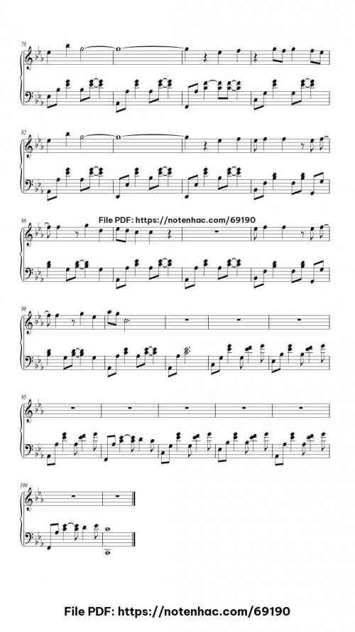 Where's My Love piano sheet music free pdf