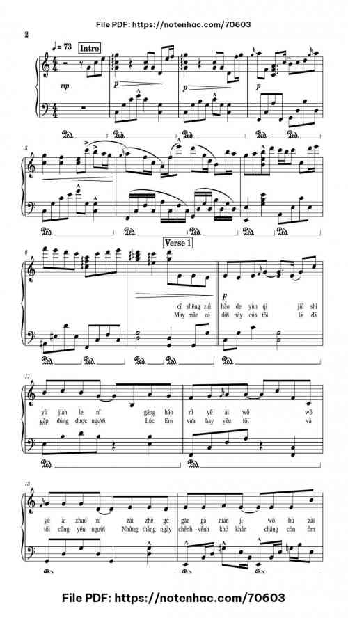 50 Năm Về Sau piano sheet music free pdf