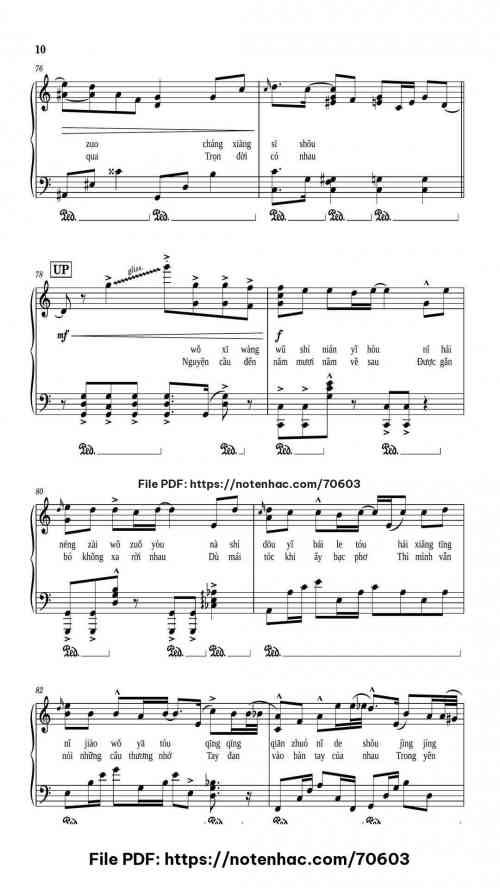 50 Năm Về Sau piano sheet music free pdf