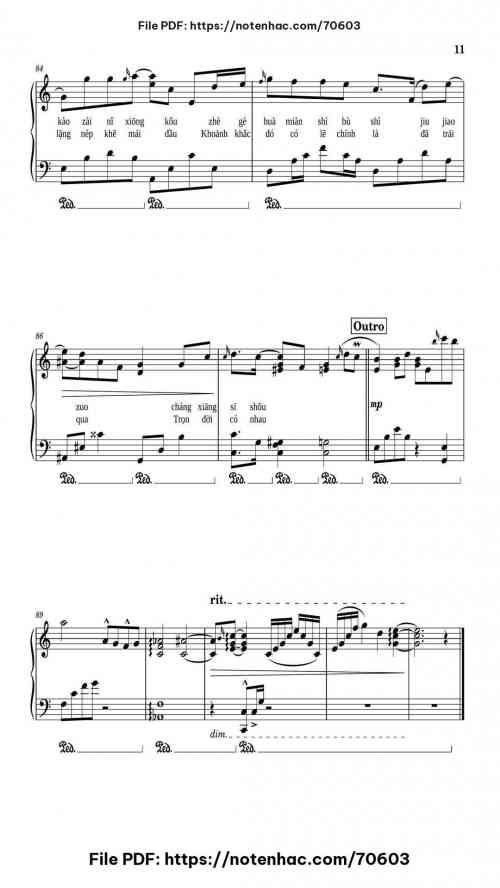 50 Năm Về Sau piano sheet music free pdf