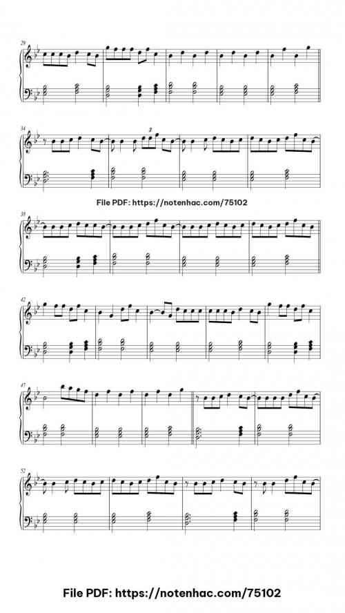 7 Years piano sheet music free pdf