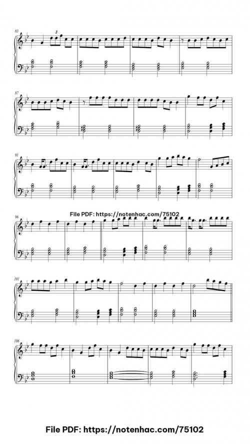 7 Years piano sheet music free pdf