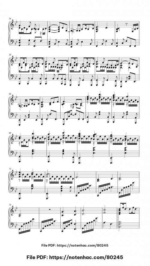 A Thousand Years piano sheet music free pdf