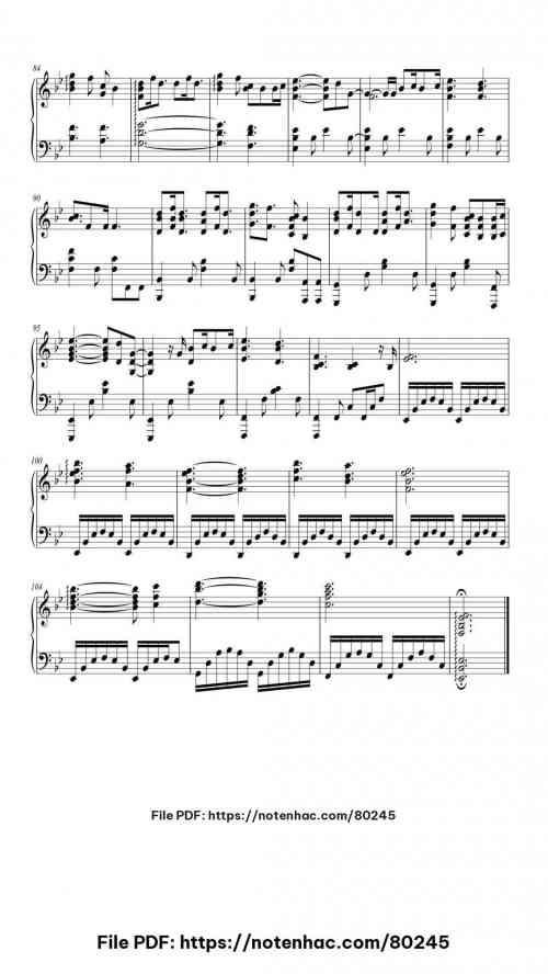 A Thousand Years piano sheet music free pdf