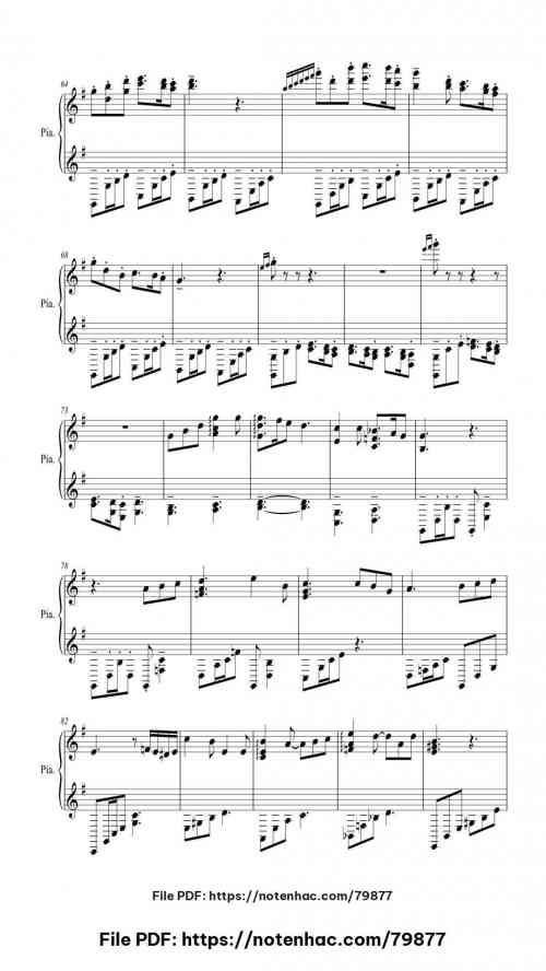 A Town With An Ocean View by Joe Hisaishi Level Intermediate 10 A Town With An Ocean View piano sheet music free pdf