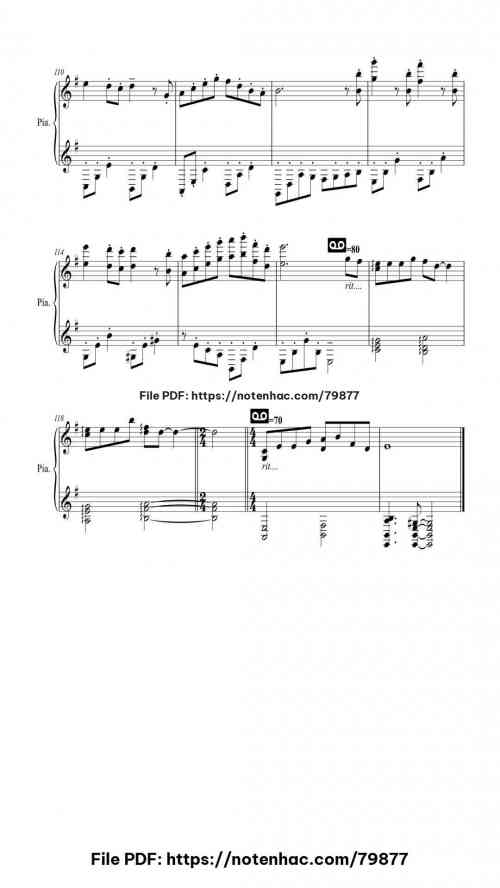 A Town With An Ocean View by Joe Hisaishi Level Intermediate 12 A Town With An Ocean View piano sheet music free pdf