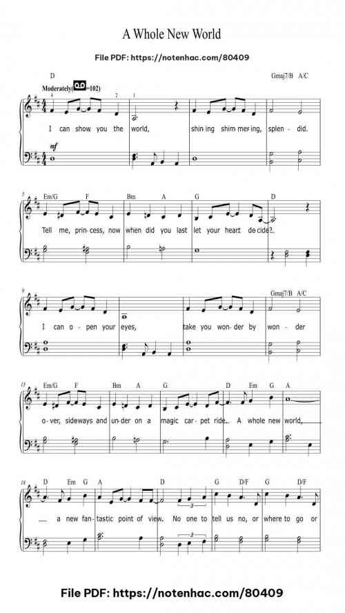 a whole new world from aladdin 1