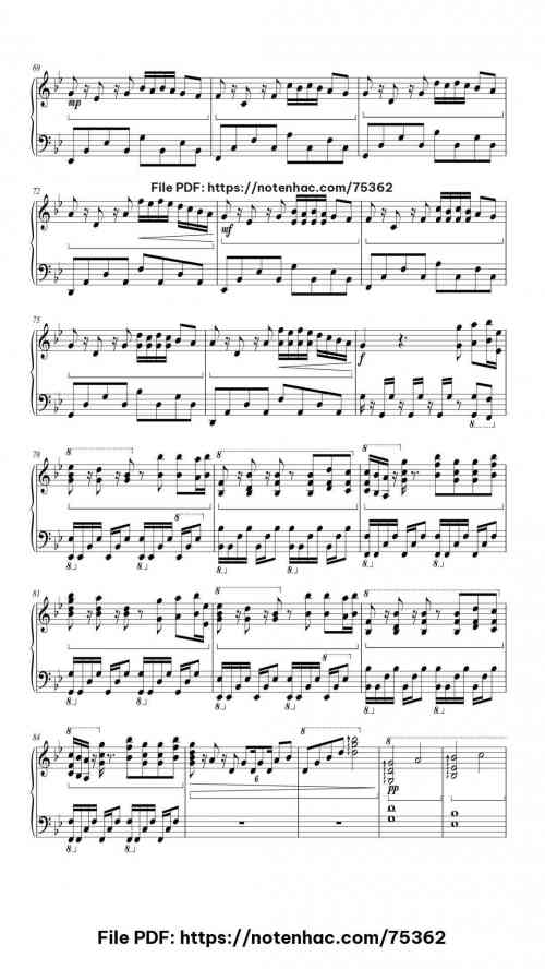 Alone (Piano Version) piano sheet music free pdf