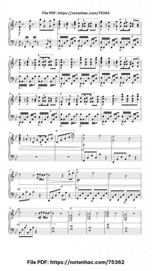Alone (Piano Version) piano sheet music free pdf
