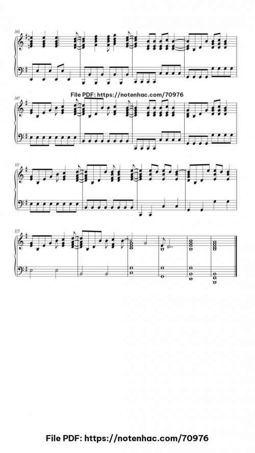 Another Love piano sheet music free pdf