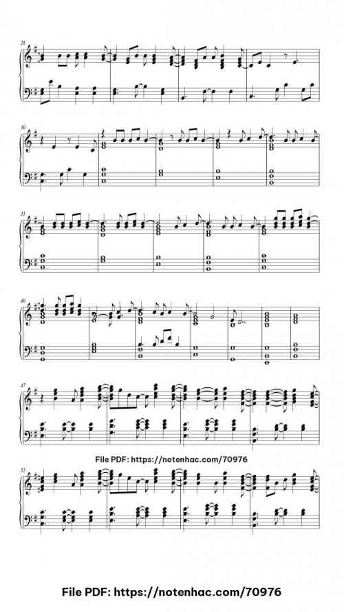 Another Love piano sheet music free pdf