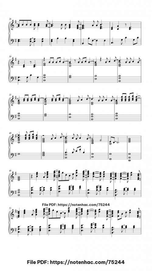 Another Love piano sheet music free pdf