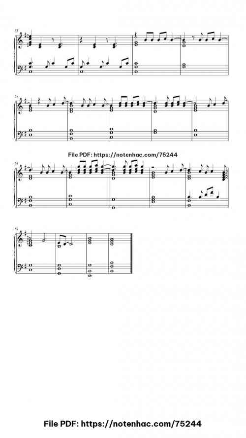 Another Love piano sheet music free pdf