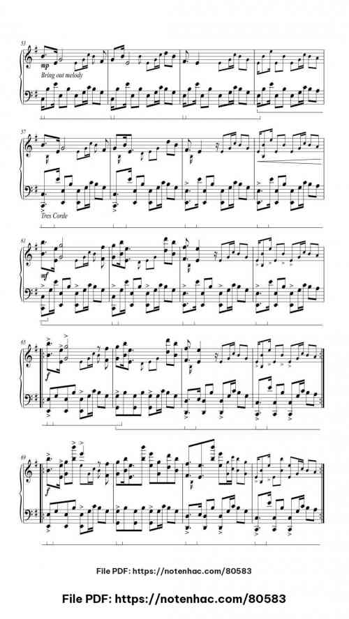 Aria Math piano sheet music free pdf