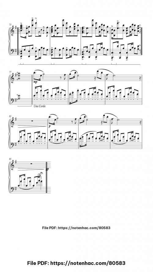 Aria Math piano sheet music free pdf