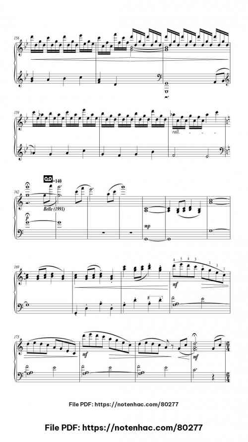 Beauty and the Beast by Alan Menken/Howard Ashman Level Mastery 39 Beauty and the Beast piano sheet music free pdf