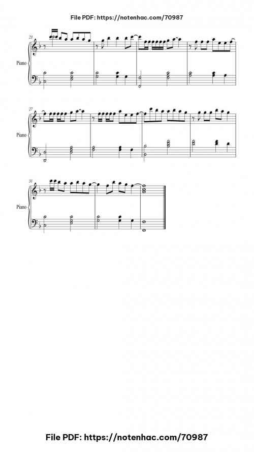 Blank Space piano sheet music free pdf