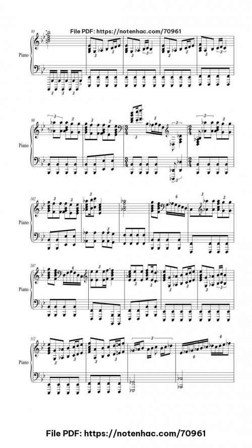 Bohemian Rhapsody piano sheet music free pdf