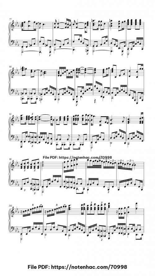 Bohemian Rhapsody piano sheet music free pdf