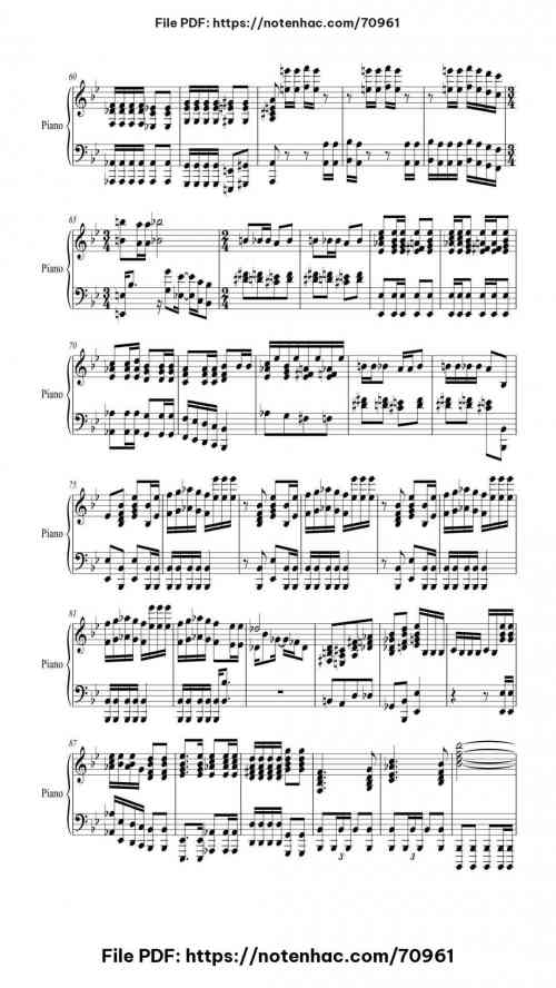 Bohemian Rhapsody piano sheet music free pdf