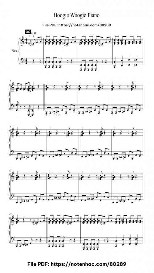 boogie woogie piano 1