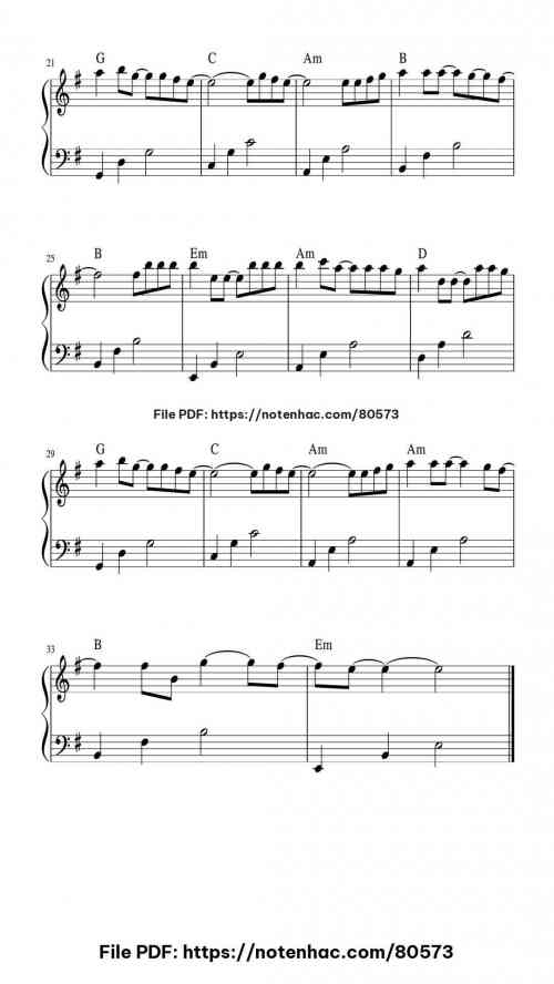 Cánh Hồng Phai piano sheet music free pdf