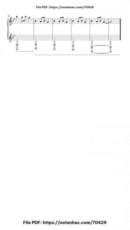 Carol of the Bells piano sheet music free pdf