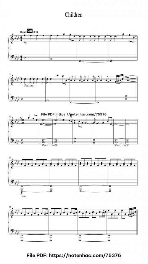 Children piano sheet music free pdf