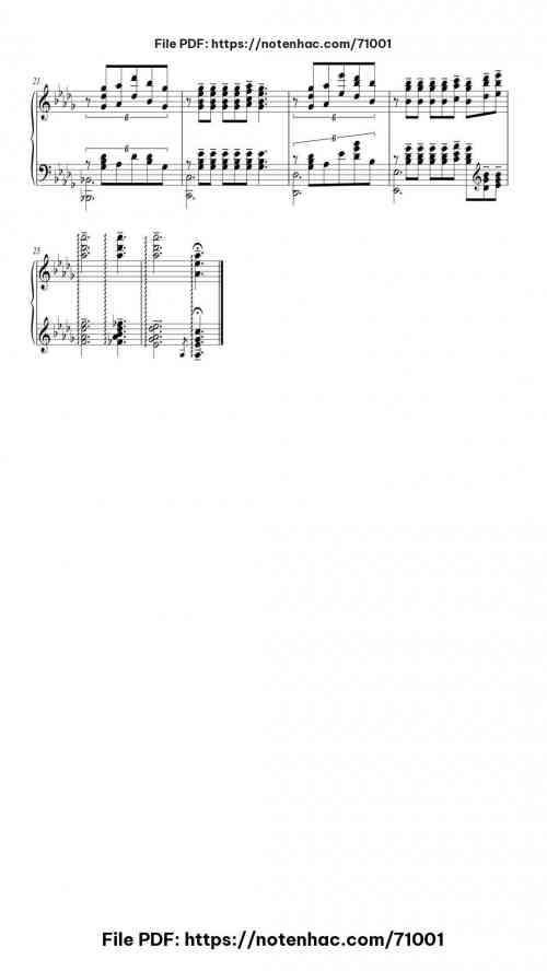 Clair de Lune piano sheet music free pdf