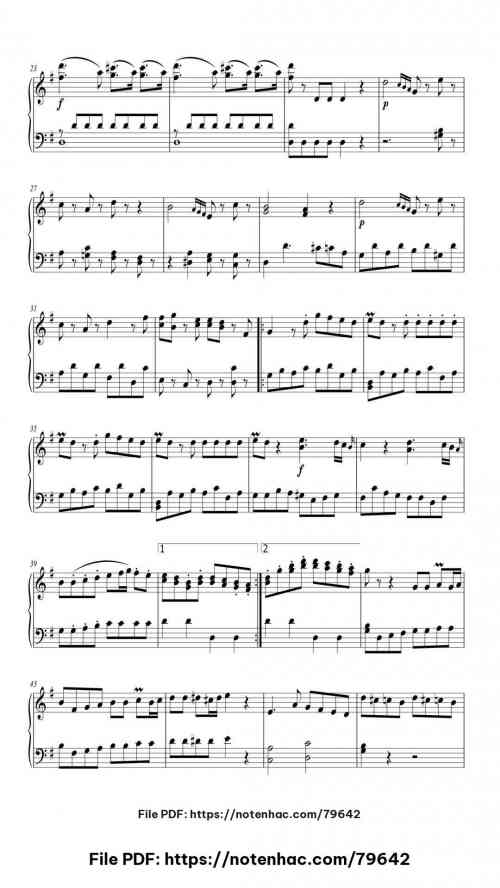 Eine kleine Nachtmusik, K. 525 by Wolfgang Amadeus Mozart Level Intermediate 5 Eine kleine Nachtmusik, K. 525 piano sheet music free pdf