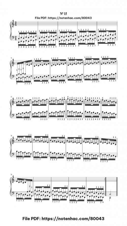 el pianista virtuoso hanon no15 1