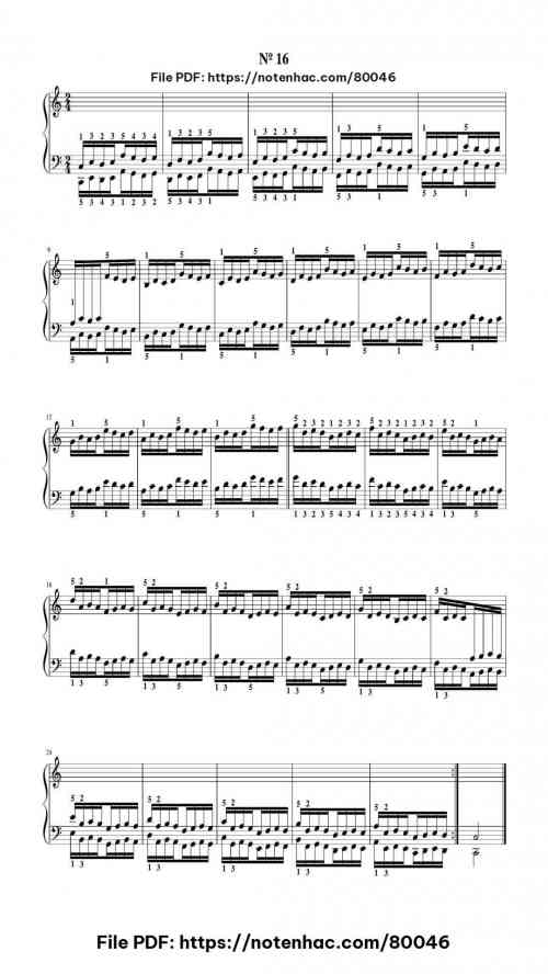 el pianista virtuoso hanon no16 1