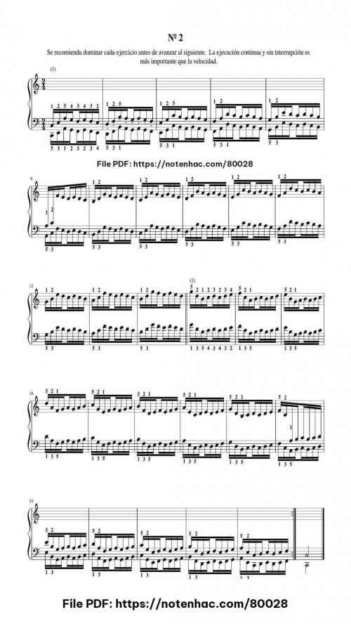 el pianista virtuoso hanon no2 1