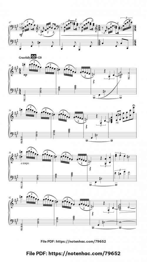 Escape by Kilgore Doubtfire Level Mid-Advanced 12 Escape piano sheet music free pdf
