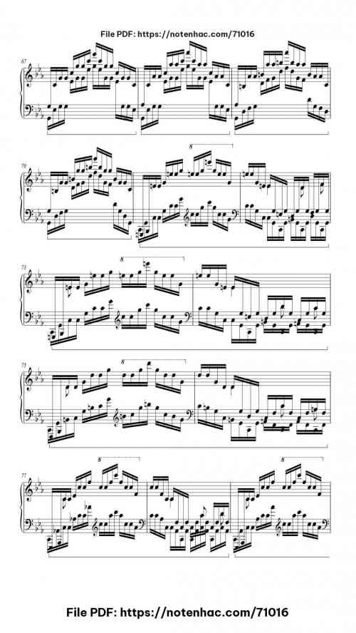 Etude Op. 25 No. 12 in C Minor "Ocean" by Frédéric Chopin Level Mid-Advanced 13 Etude Op. 25 No. 12 in C Minor "Ocean" piano sheet music free pdf